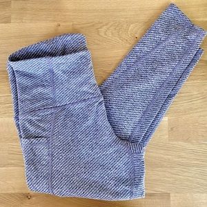 Joy Lab Extra High Waist Heathered Purple Leggings